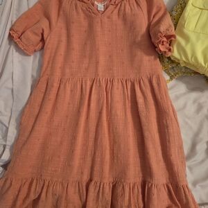 Girls' Coral Dress